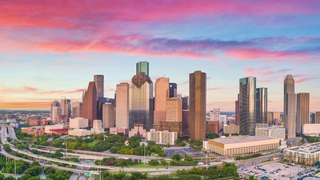 skyline of Houston